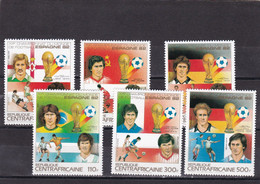 Centroafrica Nº 579 Al 582 Y A285 Al A286 - 1982 – Espagne