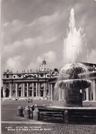 Città Del Vaticano - Basilica Di S.pietro E Fontana Del Bernini - Formato Grande Viaggiata – E 17 - Vatican