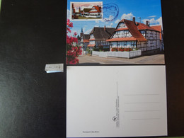 FRANCE 2021 1,08 EURO " HUNSPACH BAS-RHIN VILLAGE PRÉFÉRÉ DES FRANÇAIS " OBLITÉRATION 01.07.2021 CARTE POSTALE F.D.C. - 2020-…