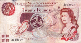 ISLE OF MAN 20 POUNDS ND 2000 F P-45b "free Shipping Via Registered Air Mail" - 20 Pounds