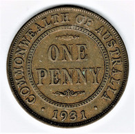 Australia 1931 Penny Dropped 1 - Penny