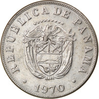 Monnaie, Panama, 5 Centesimos, 1970, TTB, Copper-nickel, KM:23.2 - Panama