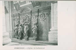 002244 - BELGIQUE - GRIMBERGHEN - L'Eglise - Confessionnal - L'ART SACRE - Grimbergen