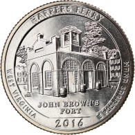 Monnaie, États-Unis, Harpers Ferry, Quarter, 2016, U.S. Mint, SPL+ - 2010-...: National Parks