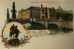 Berlin // Litho Karte // Gruss Aus 1901 - Sonstige & Ohne Zuordnung