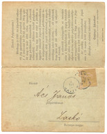 Darda Baranya ( Croatia ) Politics Elections Stationery To Fold, Traveled To Lasko Lug, Year 1905. - Baranya