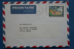 W7 POLYNESIE FRANCAISE BELLE LETTRE 1995 TAHITI  POUR PARIS   + AFFRANCH. PLAISANT - Covers & Documents