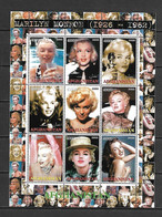 Afghanistan 2000 Marilyn Monroe Sheetlet #1 MNH (DMS15) - Schauspieler