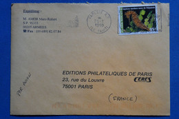 W7 POLYNESIE FRANCAISE BELLE LETTRE   1999 TAHITI   POUR PARIS   + AFFRANCH. PLAISANT - Briefe U. Dokumente