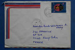 W7 POLYNESIE FRANCAISE BELLE LETTRE   1981 TAHITI   POUR NANCY  + AFFRANCH. PLAISANT - Lettres & Documents