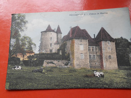 01 Messimy Chateau Vaches Colorisée écrite 1932 - Sonstige Gemeinden