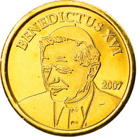 Vatican, 10 Euro Cent, 2007, Unofficial Private Coin, FDC, Laiton - Privatentwürfe