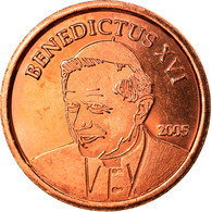 Vatican, 2 Euro Cent, Type 3, 2005, Unofficial Private Coin, FDC, Copper Plated - Essais Privés / Non-officiels