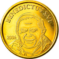 Vatican, 10 Euro Cent, Type 2, 2006, Unofficial Private Coin, FDC, Laiton - Essais Privés / Non-officiels