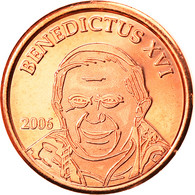 Vatican, 2 Euro Cent, Type 2, 2006, Unofficial Private Coin, FDC, Copper Plated - Essais Privés / Non-officiels
