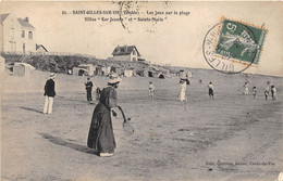 85-SAINT-GILLES-CROIX-DE-VIE-LES JEUX SUR LA PLAGE , VILLAS KER JEANNE ET SAINTE MAIRIE - Saint Gilles Croix De Vie