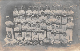 SAINTE HERMINE    CARTE PHOTO   FANFARE GROUPE DE GYMNASTIQUE - Sainte Hermine