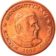 Vatican, 2 Euro Cent, Type 5, 2005, Unofficial Private Coin, FDC, Copper Plated - Privatentwürfe