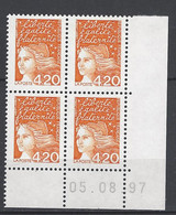 CD 3094 FRANCE 1997 COIN DATE 05 / 08 / 97  MARIANNE DE LUQUET - 1990-1999