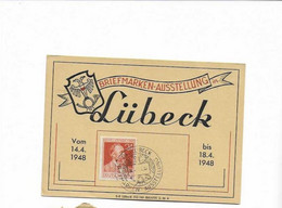 Karte Aus Lübeck 1948 - Zona AAS