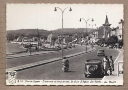 CPSM 06 - CROS DE CAGNES - L'autoroute Du Bord De Mer - Le Cros - L'Eglise - Les Hôtels Ses Plages ANIMATION AUTOMOBILES - Autres Communes