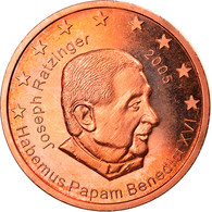 Vatican, 2 Euro Cent, Type 2, 2005, Unofficial Private Coin, FDC, Copper Plated - Privatentwürfe