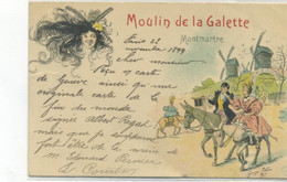 ILLUSTRATEUR - Georges REDON - MOULIN De La GALETTE - MONTMARTRE - 1899 - Précurseur - Redon