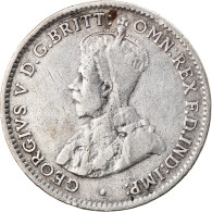 Monnaie, Australie, George V, Threepence, 1919, Melbourne, TB+, Argent, KM:24 - Threepence