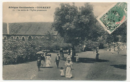 CPA - GUINÉE - CONAKRY - La Sortie De L'Eglise Protestante - Guinea Francese