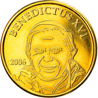 Vatican, 20 Euro Cent, Type 2, 2006, Unofficial Private Coin, FDC, Laiton - Privatentwürfe