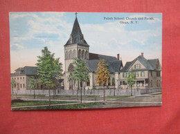 Polish School Church & Parish Olean  New York        Ref 5032 - Unclassified