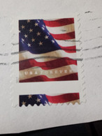 SCARCE!!! Sc.5160 US Flag Bklt Used PCS W/ Great CASUAL Misperforation Variety - Variedades, Errores & Curiosidades