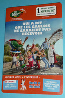 TDF Tour De France 2021, Livret Avec 1 Entrée Enfant Parc Astérix, Règle Idéfix, BD & Jeux, Obélix - Objets Publicitaires