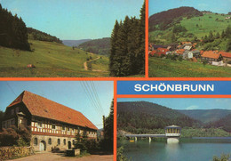 DDR Foto AK Schönbrunn / Schleusegrund Bei Hildburghausen, Ua. Oberförsterei - Hildburghausen