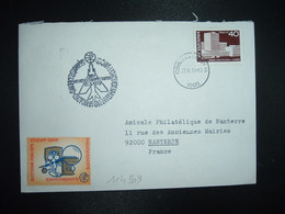 LETTRE Pour La FRANCE TP 40 OBL.25 V 79 + VIGNETTE EXPOSITION 79 - Briefe U. Dokumente