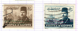 ET+ Ägypten 1952 Mi 368-69 - Used Stamps