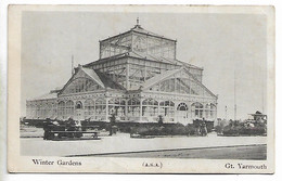 Early Postcard, Great Yarmouth, Winter Gardens. Building, People, 1910. - Great Yarmouth