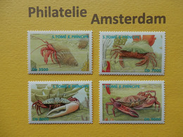 S. Tome E Principe 2003, FAUNA CRUSTACEANS KREBSTIERE CRUSTACÉS SCHAALDIEREN: Mi 1956-59, ** - Crustacés