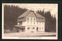 AK Zöblitz, Gasthaus Schwarzbeerschänke Im Schwarzwassertal - Zöblitz
