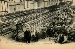 Mauléon * établissement Louis BEGUERIE Béguerie * Usine Filature De Jute * Ouvriers Machines Indutrielles - Mauleon Licharre