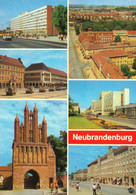 DDR Mehrbild Foto AK Neubrandenburg, U.a. Mit Centrum Warenhaus, Ernst-Thälmann-Straße - Neubrandenburg