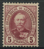 Luxembourg (1891) N 68 (charniere) - 1891 Adolphe Voorzijde