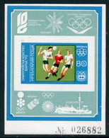 BULGARIA 1973 Olympic Congress Imperforate Block MNH / **.  Michel Block 42B - Nuevos