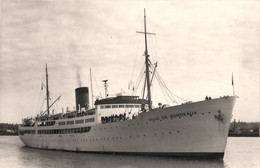 VILLE DE BORDEAUX * Carte Photo * Bateau Cargo Paquebot Commerce Marine Marchande ? Compagnie Générale Transatlantique - Handel