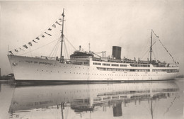 VILLE DE BORDEAUX * Carte Photo * Bateau Cargo Paquebot Commerce Marine Marchande ? Compagnie Générale Transatlantique - Handel