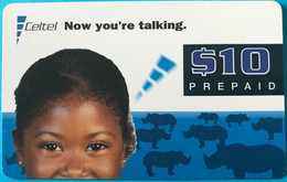 SIERRA LEONE  -  Prepaid - Celtel - Now You're Talking - $ 10 - Sierra Leona