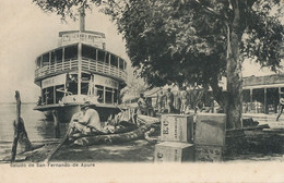 Saludo De San Fernando De Apure  Bateau Ferry Transport  Undivided Back - Venezuela