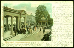 SUDETENLAND 1901 " Marienbad Kreuzbrunn Colonnade Mit Kaiserempfang " Sudetengau Tschechei CSSR - Sudeten