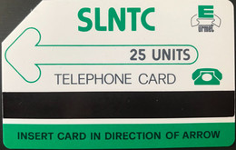 SIERRA-LEONE - Phonecerd - SLNTC (green) - 25 Units - Sierra Leone