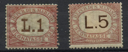 Saint Marin (1897) Taxe 6+8 - Unused Stamps